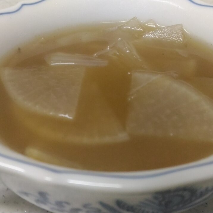 玉葱と大根の和風スープ